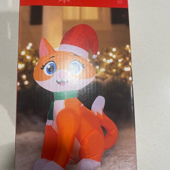 Airblown Inflatables 3.5 Foot Christmas Christmas Kitten - Picture 3 of 3
